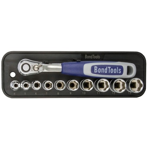 Pipenøkkelsett 1/4" mm BONDTOOLS BT1412