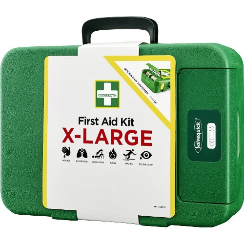 Førstehjelpskoffert CEDERROTH X-Large 390103 Førstehjelpskoffert CEDERROTH X-Large 390103